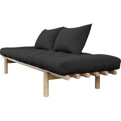 Karup Design PACE SOFA natural pine z borovice 75*200 cm dark grey