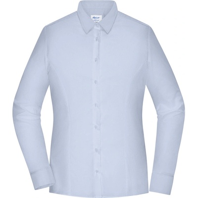 James & Nicholson JN 1371 slim fit popelínová dlouhý rukáv light blue