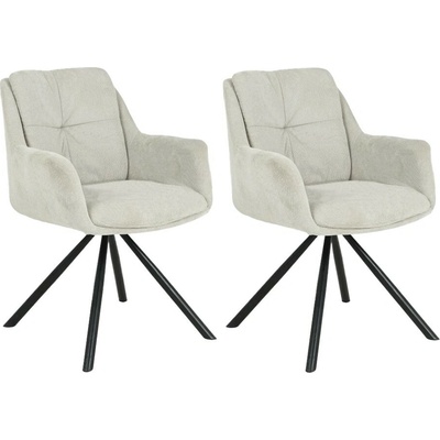 HowHomely Helix béžová 2 ks – Zboží Mobilmania