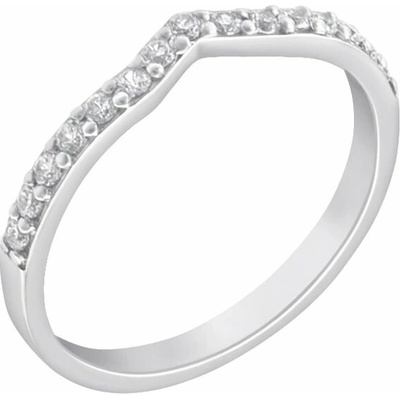 Eppi platinový eternity prsteň so žiarivými diamantmi Magee R44087