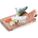 Tescoma Azza hladký japonský ocelový nůž Nakiri na zeleninu a ovoce 18 cm