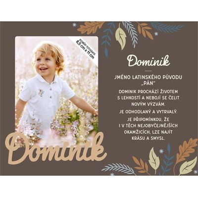 Albi Fotorámeček se jménem - Dominik