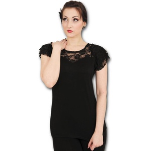 SPIRAL дамска тениска SPIRAL - Lace Layered - P001F721-SPI