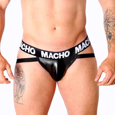 Macho MX25NC Jock Leather Black
