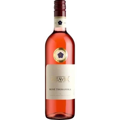 Víno J. Stávek Rosé Trkmanska VOC Suché růžové 2023 12,5% 0,75 l (holá láhev)