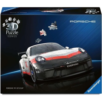 Ravensburger 3D пъзел Ravensburger от 108 части - Porsche GT3 Cup (12008039)