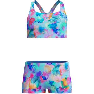 Speedo Бански 2 части girls print racerback 2pc