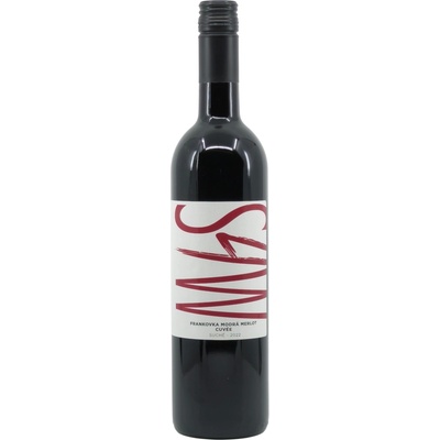 S4W Frankovka modrá & Merlot cuvée 2022 suché 13,5% (čistá fľaša)