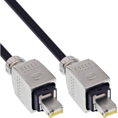 Good Connections InLine 78594H мрежов кабел Черен 90 м Cat6a S/FTP (S-STP)