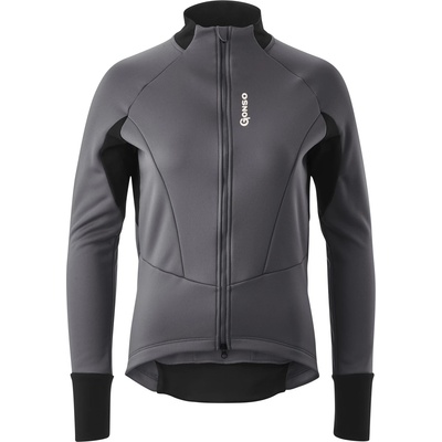 Gonso Дамско термо яке за колоездене Gonso Women's Road Jacket Softshell Cycling jacket - Mercury Grey - размер 44 (EU) (151-0782-0216)