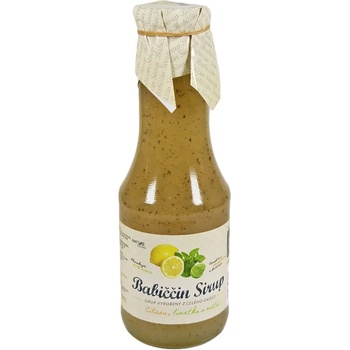 Nature Notea Babiččin sirup Citron limetka máta 0,5 l