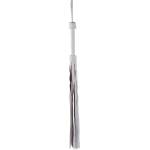  Висококачествен бич, дължина от 75см. - Calf Leather Tails White (DEVIL00055)