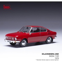 IXO Škoda 110R 1978 Červená 1:43