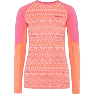 Kari Traa Дамско мериносово термобельо Kari Traa Women's Malia L/S Merino base layer - Bubblegum - размер XS (115-2343-0711)