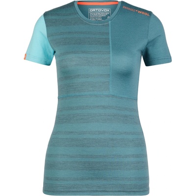 Ortovox Дамско мериносово термобельо Ortovox Women's 185 Rock'N'Wool Short Sleeve Merino base layer - Arctic Grey (115-1520-0512)