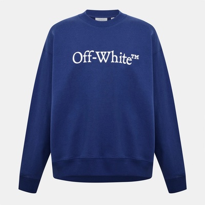 Off White Блуза Off White Men's Skate Relaxed Fit Crew Sweatshirt - Dark Blue-White