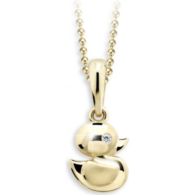 Cutie Diamonds zlatý přívěšek kačenka C1954 ND1954 40 D X 1