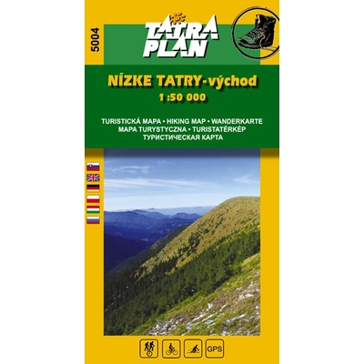 Mapa Nízke Tatry východ 1:50 000