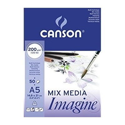 Canson Imagine skicák lepený 50 listů 200g A4 – Zboží Dáma