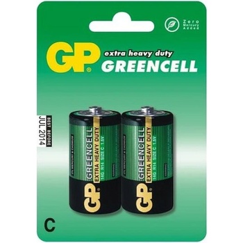 Image 1 of GP Batteries Батерии цинкови GP Greencell R14(C), 1.5V, 2 бр (GPBMR14)
