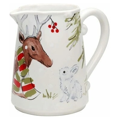 CASAFINA Džbán 1,9L, DEER FRIENDS, bílá