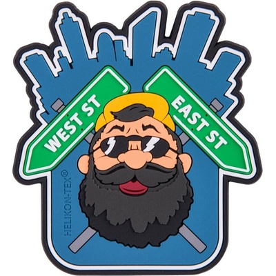 Helikon-Tex Nášivka Beardman URBAN velcro plastová