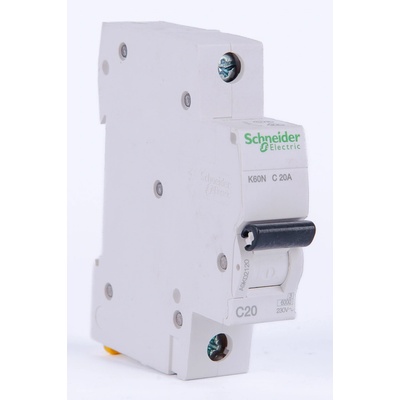 Schneider Electric 1P C20A K60N 6kA A9K02120