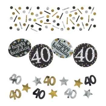 Image 1 of Amscan Блестящи златни конфети 40