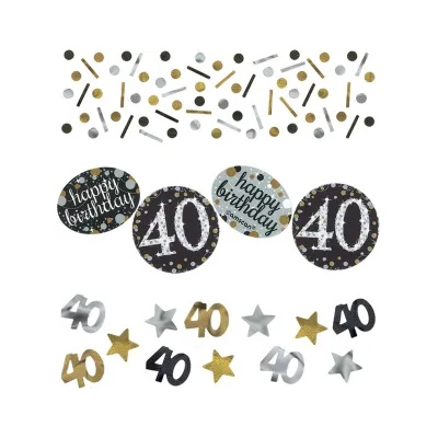 Amscan Блестящи златни конфети 40