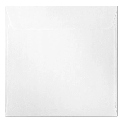 Ozdob.obálky Millenium - 15,8x15,8 ,120g,bílé,10ks