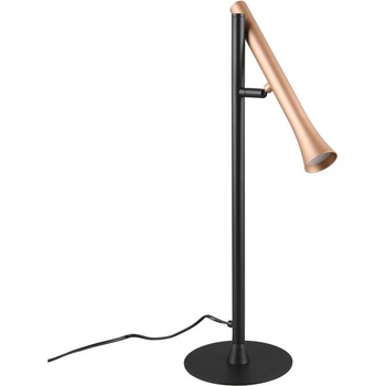 TRIO Черна и златна LED настолна лампа с метален абажур (височина 53 cm) Fiato - Trio (552010165)