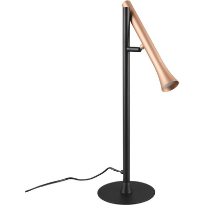 TRIO Черна и златна LED настолна лампа с метален абажур (височина 53 cm) Fiato - Trio (552010165)