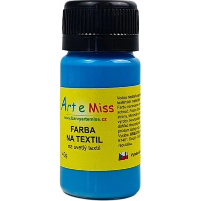 Artemiss Farba na textil 70 g 31 svetlo tyrkysová