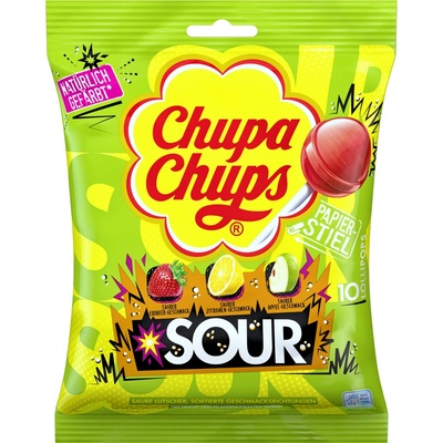 Chupa Chups Sour lízanky 120 g