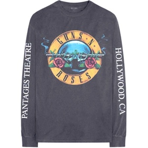 Guns N' Roses Hollywood Tour (Back & Sleeve Print) Charcoal Grey M Риза (GNRLST65MC02)