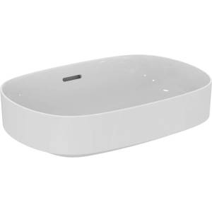 Ideal Standard Мивка за плот Ideal Standard Atelier Linda-X, лъскаво бяла, 55 см с отвор за преливник (T440101)