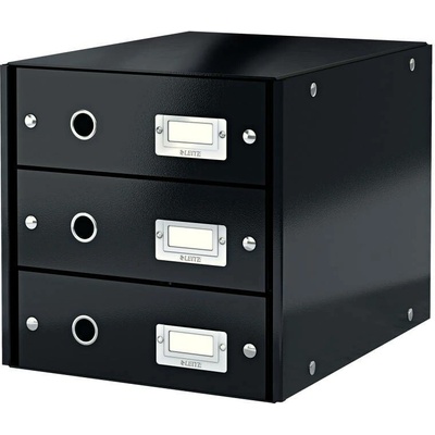 Leitz Zásuvkový box Click-N-Store 3 zásuvky, černý