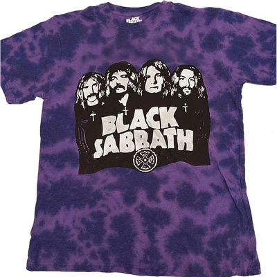 Black Sabbath Band and Logo Purple