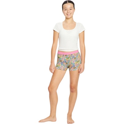 Modibodi dievčenské menštruačné nohavičky Modibodi Teen Hipster Boyshort Super Bubbly Blossom Pink (DMKMTHBSBBP