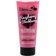 I Love sprchový peeling s vôňou malín a černíc Raspberry & Blackberry Exfoliating Shower Smoothie 200 ml