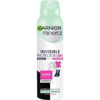 Garnier Mineral Invisible Protection Black White Colors Floral deo spray 150 ml