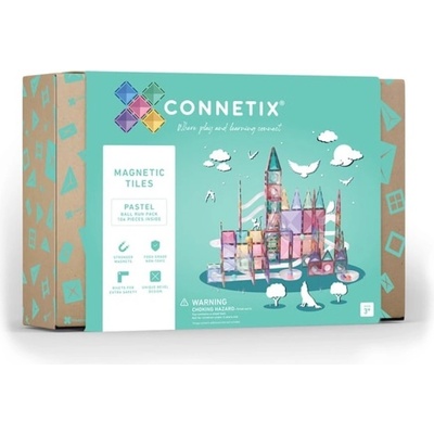 Connetix Pastel Ball Run Pack 106 ks CTX-001 – Zboží Živě