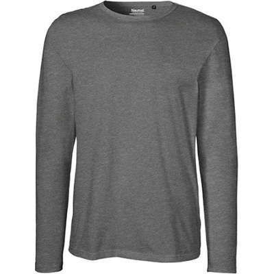 Neutral pánske tričko s dlhým rukávom NE61050 dark heather