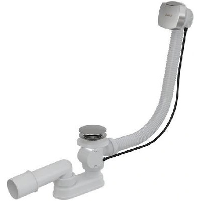 Ravak vaňový sifón bowden 800 s hranatým prepadom, chróm, X01506
