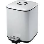 EKO-Europe Кош за отпадъци EKO REGENT с педал (6 л) - бял (EKO 938806 - White)