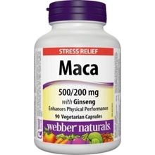 Webber Naturals Maca with Ginseng 500/200 mg 90 ks