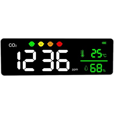 LEVENHUK Монитор за качеството на въздуха Levenhuk Wezzer Air MC50, (81400) (81400)