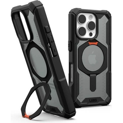 Urban Armor Gear Magsafe Калъф за iPhone 16 Pro, UAG Plasma XTE Case Black-Orange, Черен (840283915024)