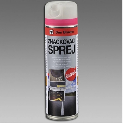 Den Braven Značkovací sprej - cervena - 500 ml