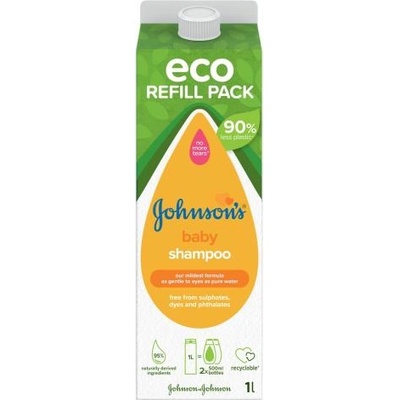 Johnson's Baby Shampoo 1000 ml изключително нежен шампоан Пълнител